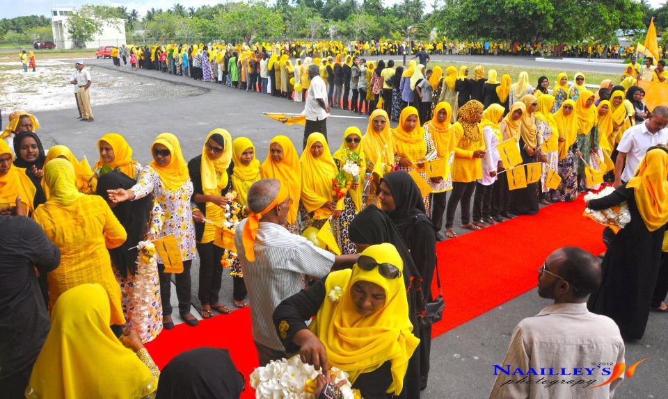 އެމްޑީޕީގެ ހަރަކާތެއްގެ ތެރެއިން / ފޮޓޯ: ނާއިއްލޭ