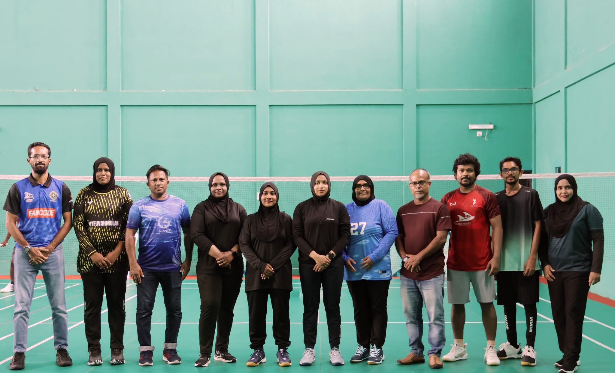 ބެޑްމިންޓަން އަމްޕަޔަރުން ތަމްރީނުކުރުމުގެ ކޯހުގެ ބައިވެރިން
